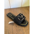 Zwarte slippers v
